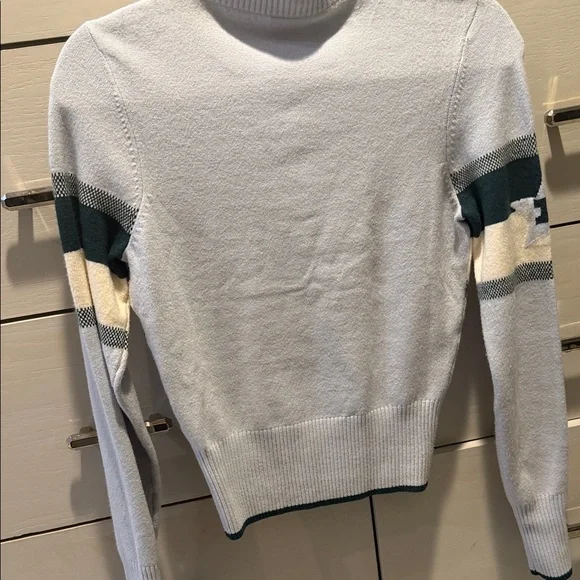 PINK Victoria's Secret Light Blue and Green Apres Ski sweater - Picture 5 of 5